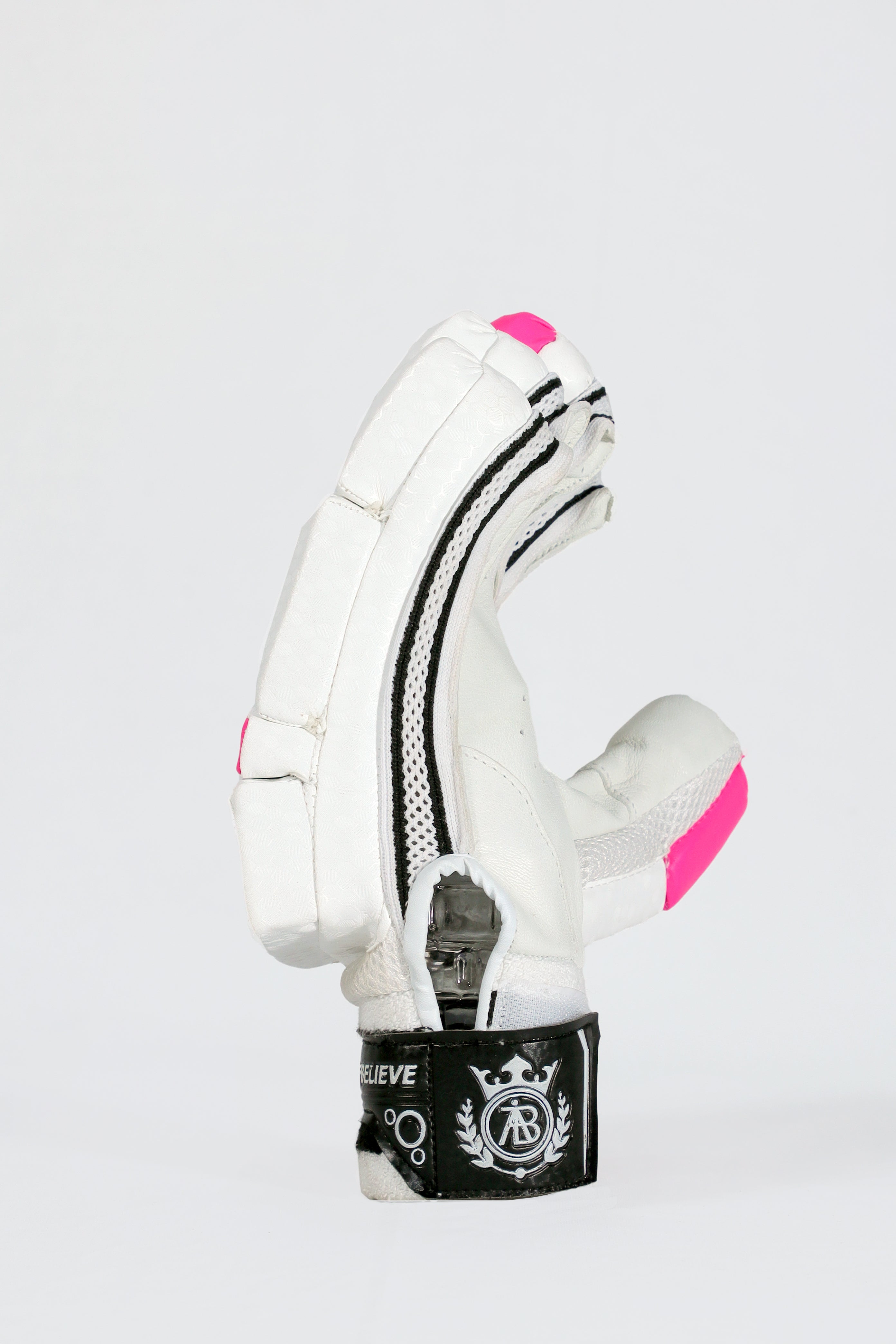 Elite Edition Batting Gloves Pink & White