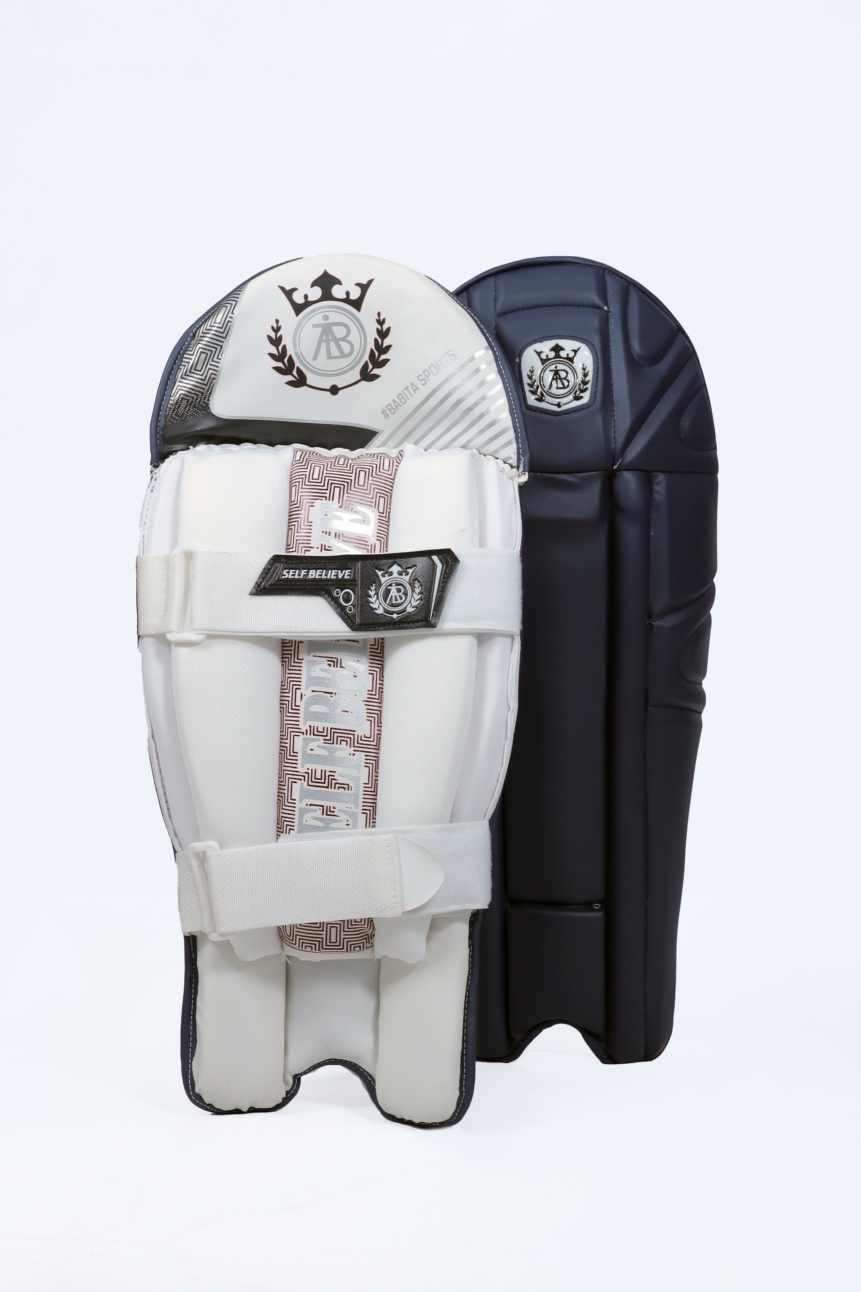BB Wicket Keeping Pads Navy Blue