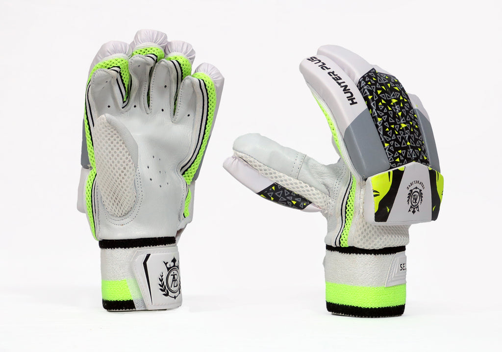 BB Combo Batting Gloves Neon & White