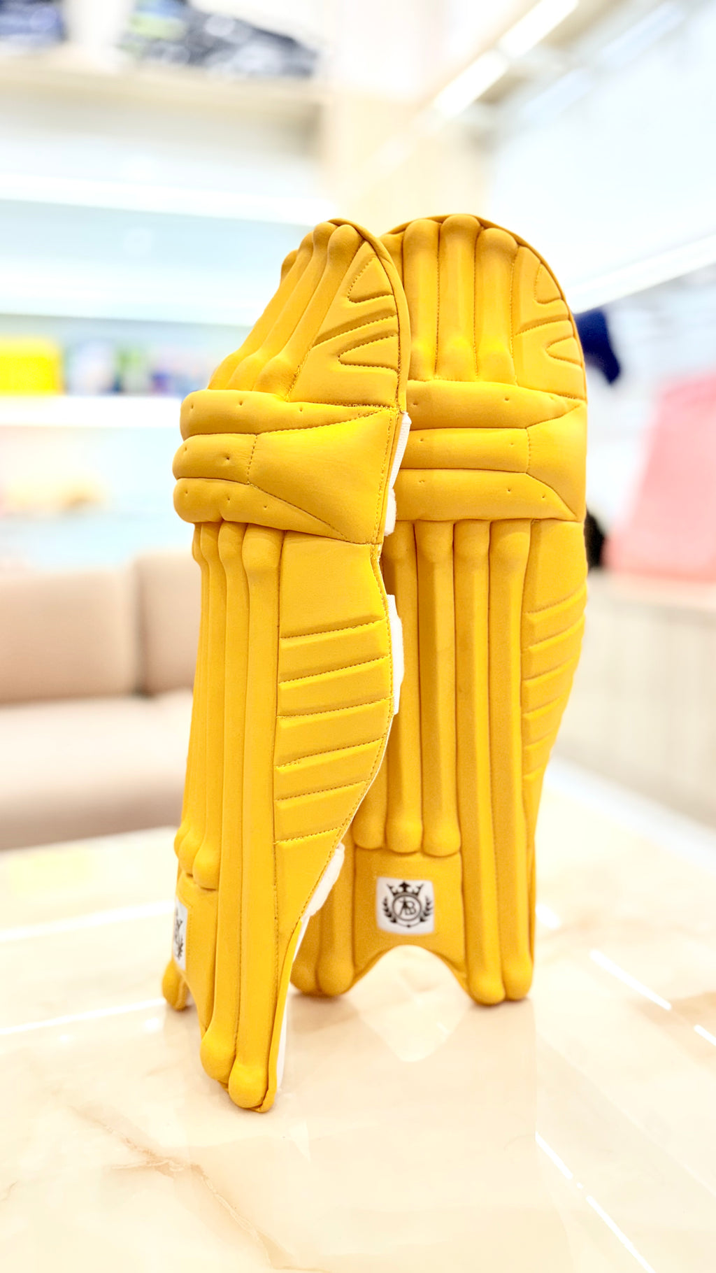 BB IPL Edition Colored Batting Pads Yellow